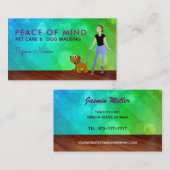 Dog Walking Visitekaartjes (Voorkant / Achterkant)