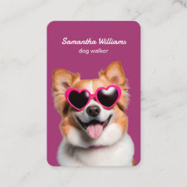 Dog Walking WhatsApp Klik om te chatten Visitekaar Visitekaartje