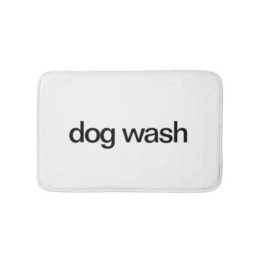 Dog Wash Bath Mat (Voorkant)