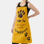 Dog Wash & Groomer Gepersonaliseerd Schort (Insitu)