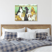 Dog Watch Canvas Afdruk (Insitu (Slaapkamer))