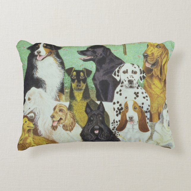 Dog Watch Decoratief Kussen (Voorkant)