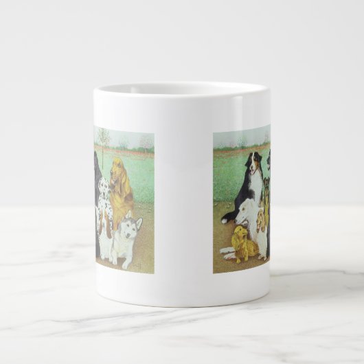 Dog Watch Grote Koffiekop (Voorkant)