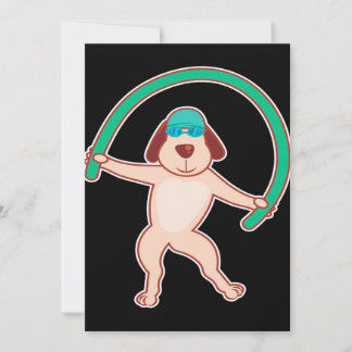 Dog Water Aerobics | Funny Gift Feestdagenkaart