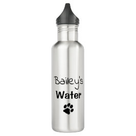 Dog Water Fles - Aangepaste persoonlijke Dog Foto