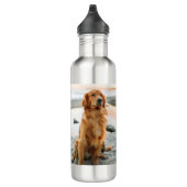 Dog Water Fles - Aangepaste persoonlijke Dog Foto (Rechts)