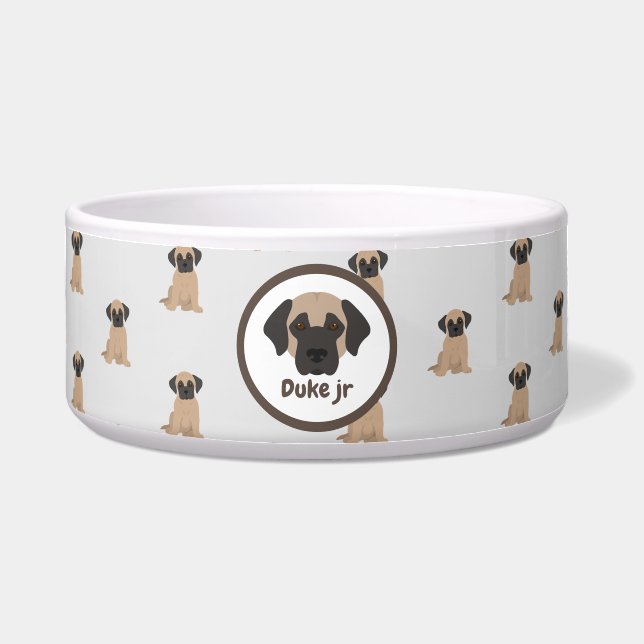 Dog-waterkom Voerbakje (Voorkant)