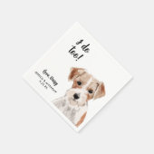 Dog Wedding Cocktail Napkins Servet (Hoek)