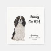 Dog Wedding Cocktail Napkins Servet (Voorkant)