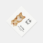Dog Wedding Cocktail Napkins Servet (Hoek)