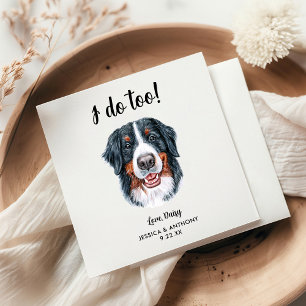 Dog Wedding Cocktail Napkins Servet