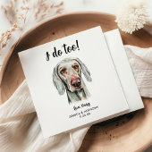 Dog Wedding Cocktail Napkins Servet