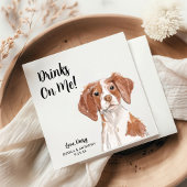 Dog Wedding Cocktail Napkins Servet