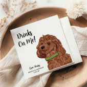 Dog Wedding Cocktail Napkins Servet