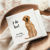 Dog Wedding Cocktail Napkins Servet