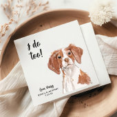 Dog Wedding Cocktail Napkins Servet