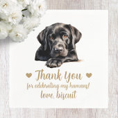 Dog Wedding Cocktail Napkins Servet