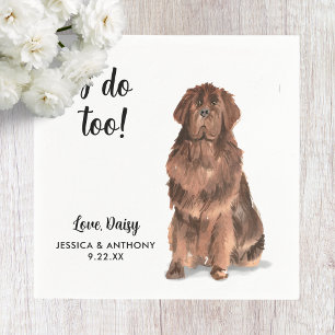 Dog Wedding Cocktail Napkins Servet