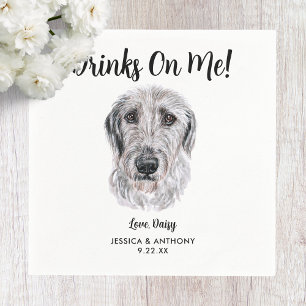 Dog Wedding Cocktail Napkins Servet