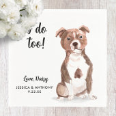 Dog Wedding Cocktail Napkins Servet