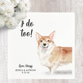 Dog Wedding Cocktail Napkins Servet