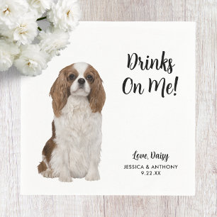 Dog Wedding Cocktail Napkins Servet