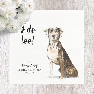 Dog Wedding Cocktail Napkins Servet