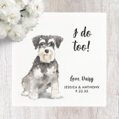 Dog Wedding Cocktail Napkins Servet