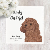 Dog Wedding Cocktail Napkins Servet
