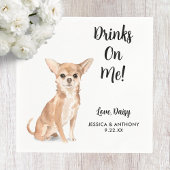 Dog Wedding Cocktail Napkins Servet