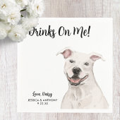Dog Wedding Cocktail Napkins Servet