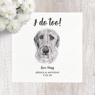 Dog Wedding Cocktail Napkins Servet