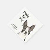 Dog Wedding Cocktail Napkins Servet (Hoek)