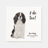 Dog Wedding Cocktail Napkins Servet (Voorkant)