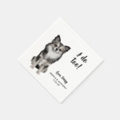 Dog Wedding Cocktail Napkins Servet (Hoek)