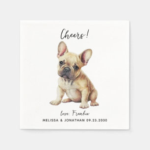 Dog Wedding Cocktail Servet