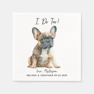 Dog Wedding Cocktail Servet