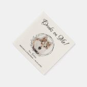 Dog Wedding Cocktail Servet (Hoek)