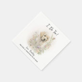 Dog Wedding Cocktail Servet (Hoek)