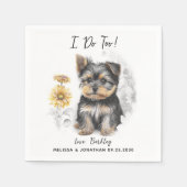 Dog Wedding Cocktail Servet (Voorkant)