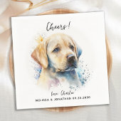 Dog Wedding Cocktail Servet