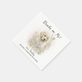 Dog Wedding Cocktail Servet (Hoek)