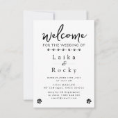 Dog Wedding Invitation Save The Date (Voorkant)