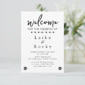 Dog Wedding Invitation Save The Date (Staand voorkant)