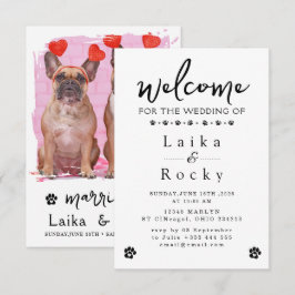 Dog Wedding Invitation Save The Date