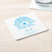 Dog Wedding Kartonnen Onderzetters (Schuin)