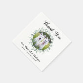 Dog Wedding Persoonlijk Dank je wel Cocktail Servet (Hoek)