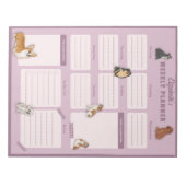 Dog Weekblad Planner Notitieblok (Voorkant)