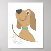 Dog - wees aardig poster (Voorkant)