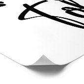 Dog Welkom Mensen Tolerantie Typografie Dog Humor Poster (Hoek)